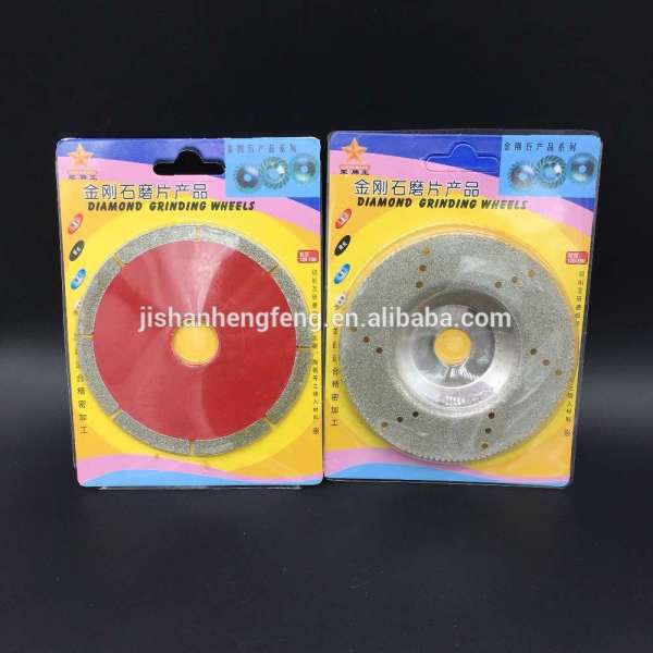 Diamond edge round glass cutter grinding wheel