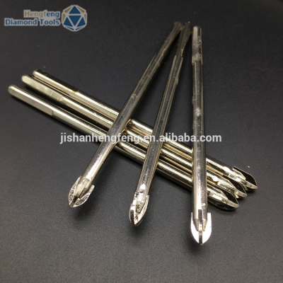 Four flute drill bit for ceramic, tile, glass drilling