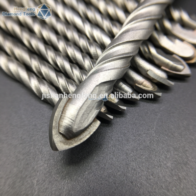 Twist pole triangle glass drill bit